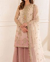 Ivory/Pink Chiffon Suit