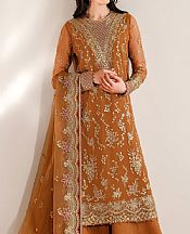 Orange Chiffon Suit