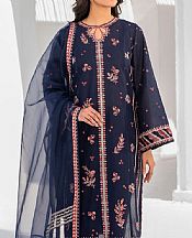 Jazmin Navy Blue Lawn Suit- Pakistani Lawn Dress