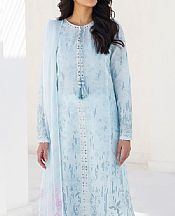 Jazmin Baby Blue Lawn Suit- Pakistani Lawn Dress