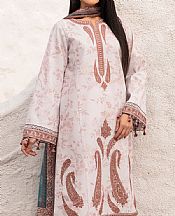 Jazmin Off-white Lawn Suit- Pakistani Lawn Dress