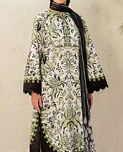 Jazmin White/Green Lawn Suit- Pakistani Lawn Dress