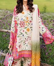 Jazmin Cream/Pink Lawn Suit- Pakistani Lawn Dress
