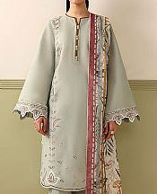 Jazmin Light Grey Lawn Suit- Pakistani Designer Lawn Suits