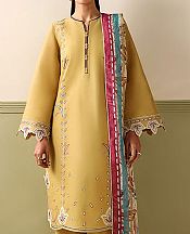 Jazmin Sand Gold Lawn Suit- Pakistani Lawn Dress