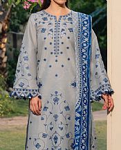 Grey/Blue Lawn Suit