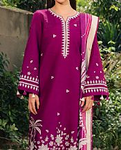 Jazmin Magenta Lawn Suit- Pakistani Designer Lawn Suits