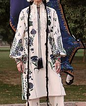 Jugnu Off-white Khaddar Suit- Pakistani Winter Dress