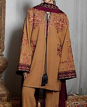 Jugnu Mustard Karandi Suit- Pakistani Winter Clothing