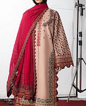 Jugnu Dusty Pink Cotton Suit- Pakistani Designer Lawn Suits