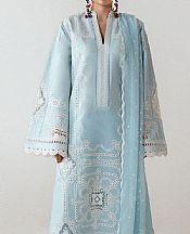 Jugnu Aqua Cotton Suit- Pakistani Lawn Dress