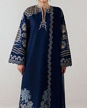 Jugnu Blue Cotton Suit- Pakistani Designer Lawn Suits