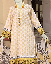 Junaid Jamshed Ivory Lawn Suit- Pakistani Lawn Dress