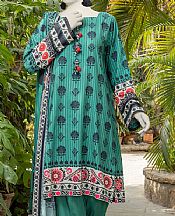 Junaid Jamshed Mineral Green Linen Suit- Pakistani Winter Clothing