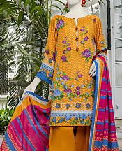 Junaid Jamshed Mustard Khaddar Suit- Pakistani Winter Dress