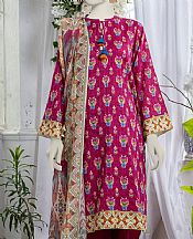 Junaid Jamshed Hot Pink Doria Suit- Pakistani Winter Clothing