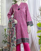 Junaid Jamshed Pink Doria Suit- Pakistani Winter Dress
