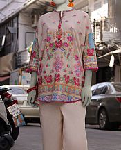 Junaid Jamshed Pink Lawn Suit (2 Pcs)- Pakistani Lawn Dress