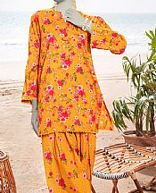 Junaid Jamshed Mustard Lawn Suit (2 Pcs)- Pakistani Lawn Dress