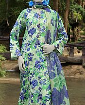 Junaid Jamshed Mint Green Dobby Suit (2 Pcs)- Pakistani Lawn Dress