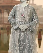 Junaid Jamshed Grey Lawn Suit- Pakistani Designer Lawn Suits