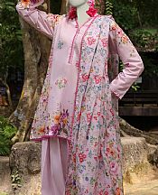 Junaid Jamshed Oyster Pink Lawn Suit- Pakistani Lawn Dress