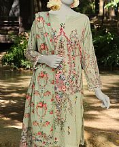 Junaid Jamshed Light Green Lawn Suit- Pakistani Designer Lawn Suits