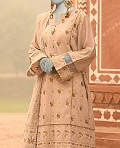 Junaid Jamshed Tan Lawn Suit (2 Pcs)- Pakistani Designer Lawn Suits