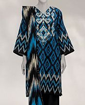 Blue/Black Khaddar Suit