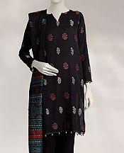 Junaid Jamshed Black Linen Suit- Pakistani Winter Clothing
