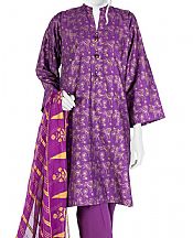 Junaid Jamshed Plum Lawn Suit (2 Pcs)