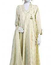Cream Lawn Suit