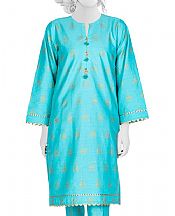 Junaid Jamshed Turquoise Lawn Suit (2 Pcs)- Pakistani Designer Lawn Suits