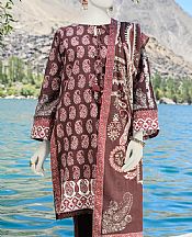 Junaid Jamshed Taupe Khaddar Suit- Pakistani Winter Clothing