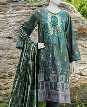 Junaid Jamshed Green Jacquard Suit- Pakistani Winter Clothing