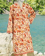 Junaid Jamshed Ivory Cambric Suit (2 Pcs)- Pakistani Winter Clothing