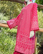 Junaid Jamshed Hot Pink Khaddar Suit (2 Pcs)- Pakistani Winter Clothing