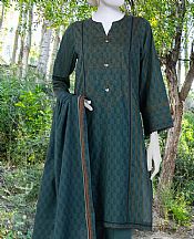 Junaid Jamshed Teal Cambric Suit (2 Pcs)- Pakistani Winter Clothing