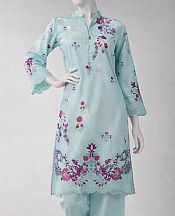 Light Turquoise Lawn Kurti