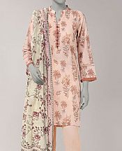 Peach Lawn Suit (2 Pcs)