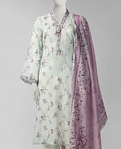 Junaid Jamshed Light Green Lawn Suit (2 Pcs)- Pakistani Designer Lawn Suits