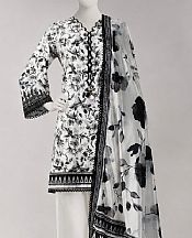 Black/White Lawn Suit