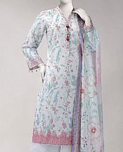 Light Turquoise Lawn Suit