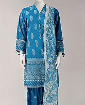 Turquoise Lawn Suit