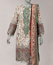 Multicolor Lawn Suit