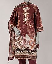 Maroon Lawn Suit