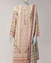 Cream Lawn Suit