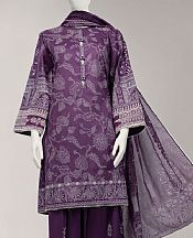 Purple Lawn Suit