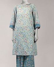 Sky Blue Lawn Suit (2 Pcs)