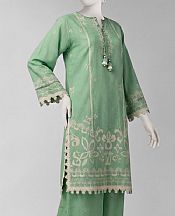 Light Green Lawn Suit (2 Pcs)